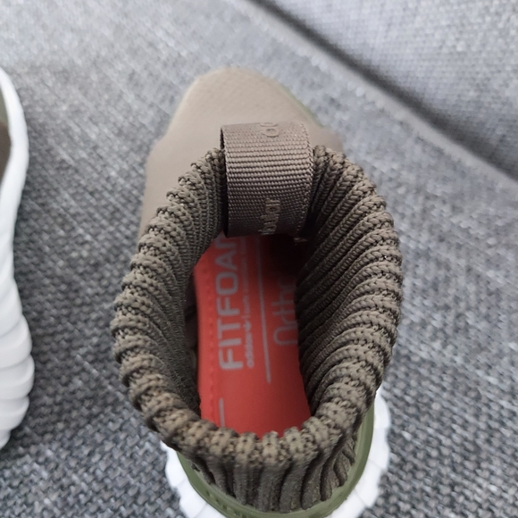 Olive Green Adidas Ortholite Fitfoam Kids - Picture 6 of 7